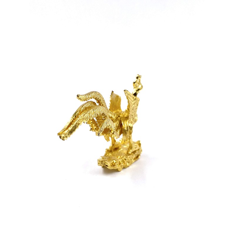 Golden Phoenix Incense Holder for Incense Incense Stand, Metal Figurine,