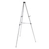 Lightweight Aluminum Telescoping Display Easel, 70 Inches, Silver