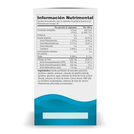 Nordic Naturals Ultimate Omega 1280 mg Sabor Limón Aceite de Pescado de Alta Concentración con EPA y DHA 60 Cápsulas Blandas 30 Porciones Suplemento Alimenticio Forma Triglicérido No GMO para Adultos