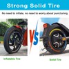 TOCBEUU 9.5x2.5-6.1 Solid Tires for Electric Scooter: Off-Road Replacement Wheels,