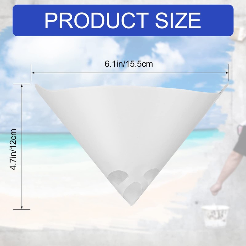 500 Pcs Paint Strainers Disposable Paint Filter Resin Filter Cone