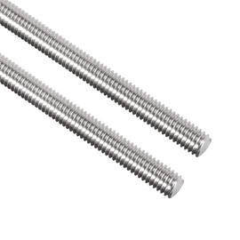 Awclub 2pcs M6 x 250mm Fully Threaded Rod, 304 Stainless Steel Long Threaded Screw,Right Hand Threads for Anchor Bolts,Clamps,Hangers and U-bolts