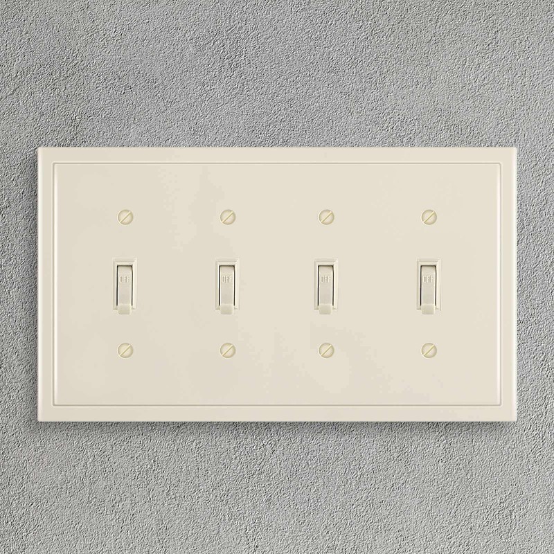 Henne Bery Modern Edge Decorative Wall Plate Switch Plate Outlet