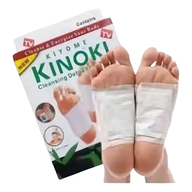 Parche Desintoxicante Pie Cuerpo Relajante Kinoki Caja 10pza