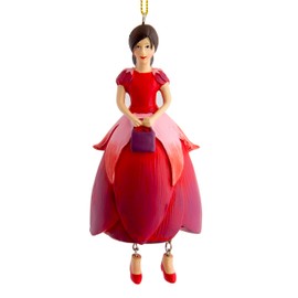 ROSEMARIE SCHULZ Heidelberg Flowers Girl Fuchsia Hanging Figurine Decorative Garden Figure for Indoor Use