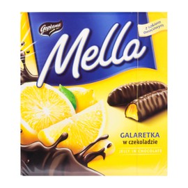 Jutrzenka MELLA Cocolate Coated Lemon Jelly, 6.7oz