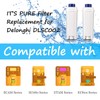 2 PACKS DLSC002 Water Filter Compatible with DeLonghi Coffee Machines