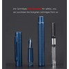 Hongdian Fountain Pen Dark Blue Forest Fine Nib Pen, Classic