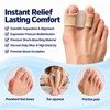 2 Pack Toe Spacers, Big Toe Separators for Women Men,