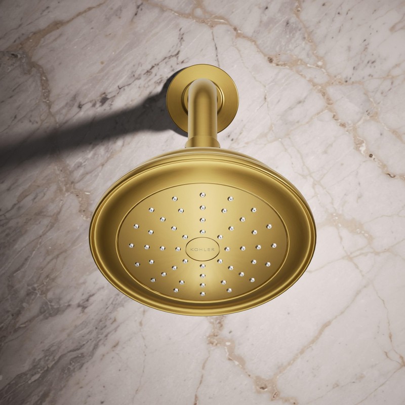 Kohler 72774-G-2MB Artifacts® Single-function showerhead, 1.75 gpm, Vibrant Brushed Moderne