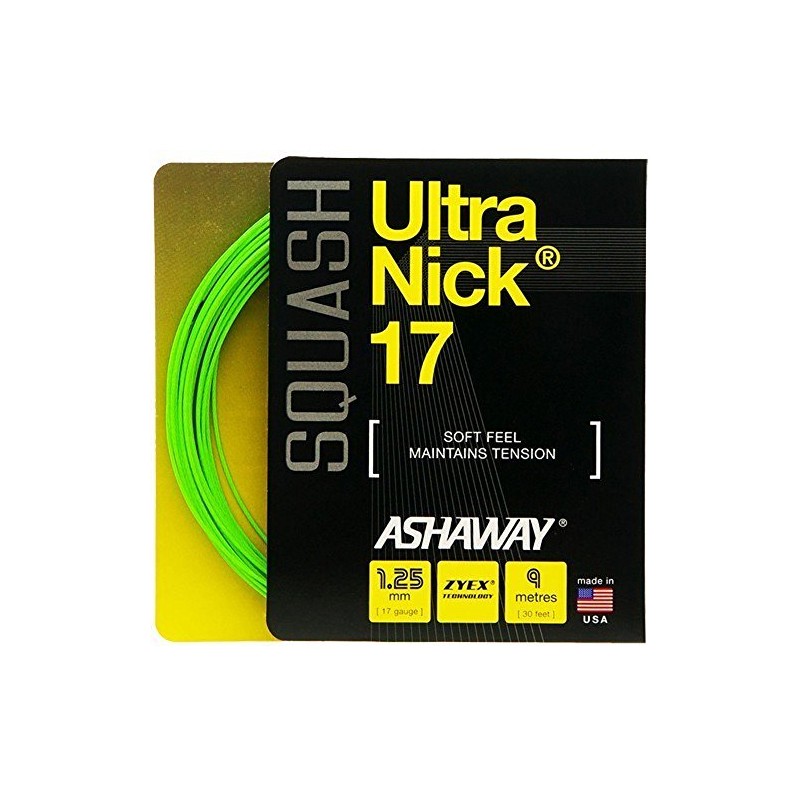 Ashaway Ultranick 17 squash string (1 set)