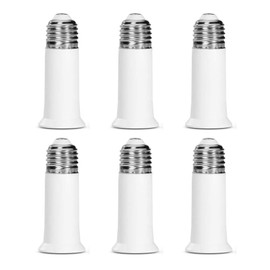 SumVibe E26 Socket Extender - 6.5CM/2.56 Inch Socket Extension Adapter, 6-Pack