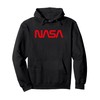 NASA Red Worm Logo - NASA Space Pullover Hoodie