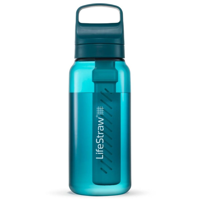 LifeStraw Go 2.0 Water Filter Bottle 1 Litre, Terrace Green