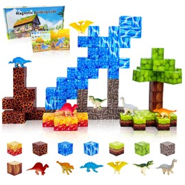 Magnetic Building Blocks Toys for Kids: 100PCS Magnetic Building Cubes for Kids Ages 3-8 as Christmas Birthday Gifts - 1 Inch Magnet Toys for Boys Girls 3+