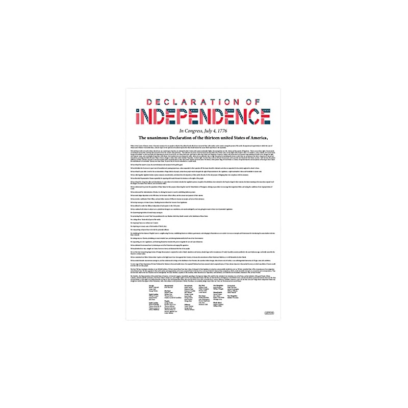 Axton US History Four Poster Bundle - Constitution, Declaration of