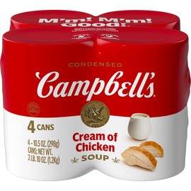Campbell's Condensed Cream Of Chicken Soup, 10.5 Ounce Can