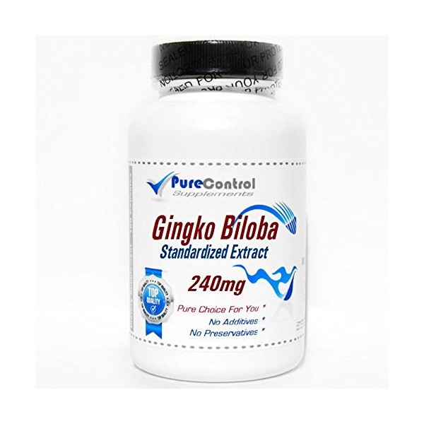 Ginkgo Biloba Standardized Extract 240mg 24% Glycosides // 100 Capsules