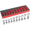 12030 10 Piece 3/8" Drive Metric Flare Nut Socket Set