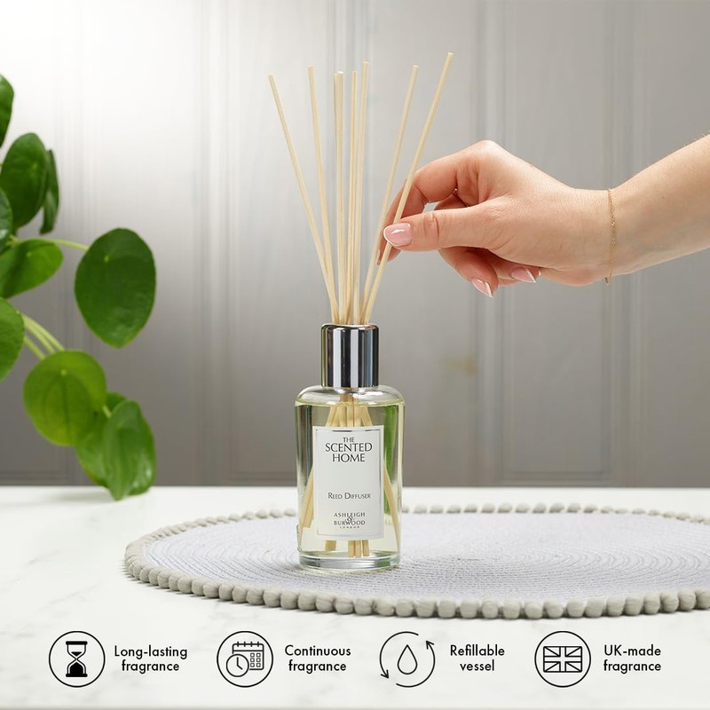 Ashleigh & Burwood Scented Home 150ml Rattanstäbchen Duft Geschenkset Jasmin