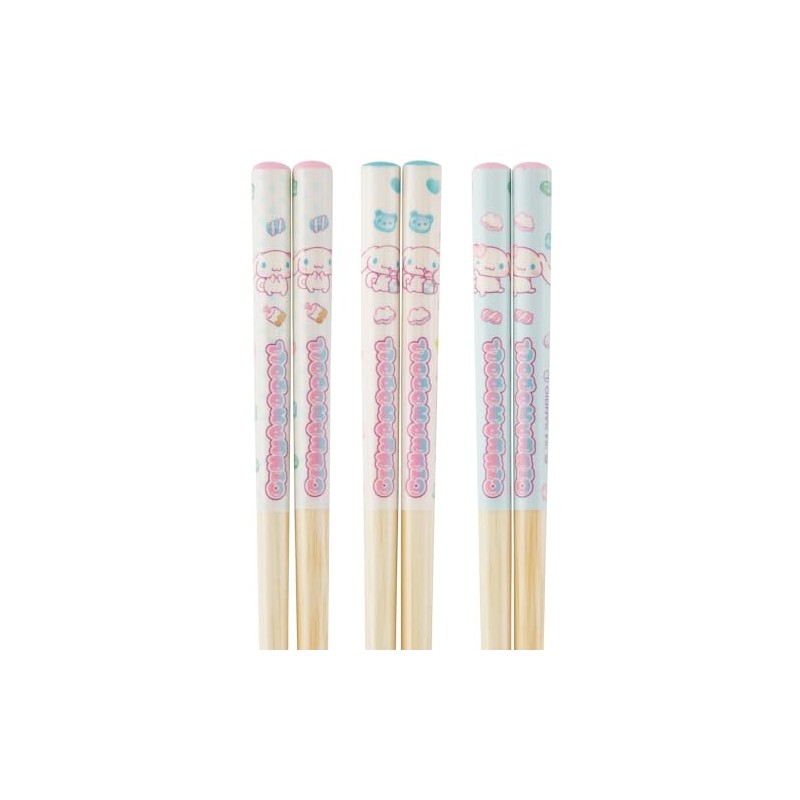 Skater ANT2T-A Sanrio Cinnamoroll Mashugummy Bamboo Chopsticks 16.5cm Set of
