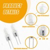 SANJOON 6V 20W G4 Bi-Pin Halogen Bulbs for Microscopes,Replacement Light