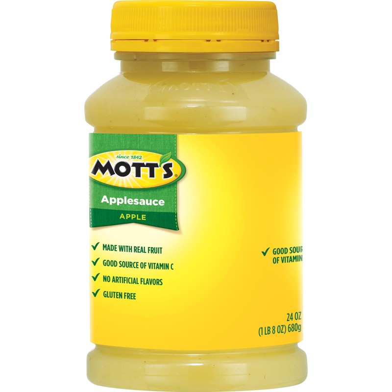 Mott's Applesauce, 24 Oz Jar (Pack Of 12), No Artificial