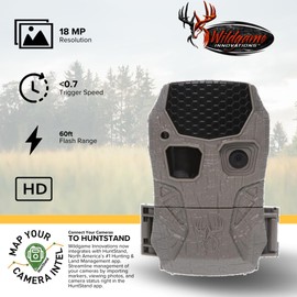 Wildgame Innovations Kicker 2.0 Lightsout Trail Camera with 18MP Resolution and 720p Video Capture (2-Pack) Bundle with 4-in-1 USB 2.0 Card Reader (3 Items)