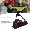 RC Front Bumper Winch Light Kit Iron Plastic High Hardness