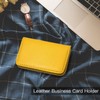 Padike Business Name Card Holder Luxury PU Leather,Business Name Card