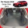 7DEEKEI for 2020-2025 Mazda CX30 CX-30 Trunk Mat and Rear