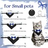 URROMA 1 Piece Formal Dog Tuxedo Bandana, Dog Wedding Collar