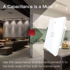 MOES Touch Wall Single Live Wire Smart Switch，No Neutral Wire