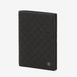 Daks (신세계강남점)DBWA3E375 LOUIS블랙 음각패턴 소가죽 중지갑 (DB Wangnamjeom) DBWA3E375 LOUIS Black Embossed Pattern Cowhide Medium Wallet