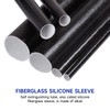 32Feet High Temp Fiberglass Sleeving Automotive Heat Shield Sleeve Silicone