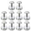 PATIKIL M4x12 Standoff Screws with Spacers, 10 Pack Wall Mounting