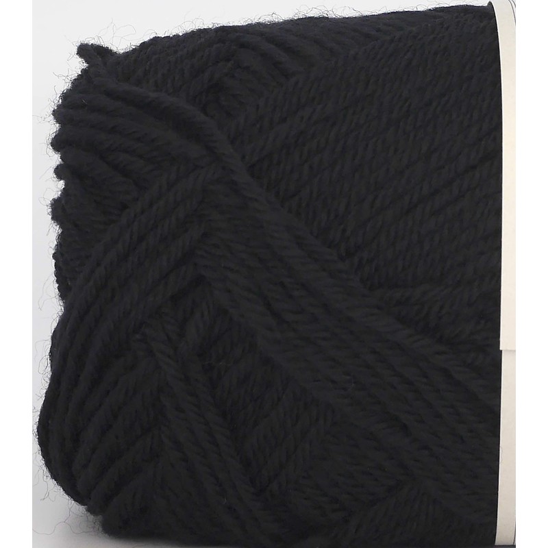 Hamanaka 2458 2458 Amely-F Kitten, Medium Thickness, Col.524 Black, 1.1