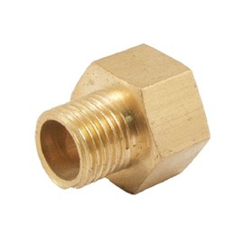 sourcingmap 12.5mm Male to 15mm Female Hex Thread Bushing Straight Connector