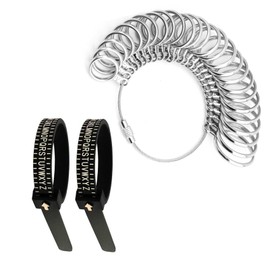 GAXPAK Ring Sizer UK, A-Z Ring Measurement Tool, Finger Size Measurer Jewellery Sizing Tools