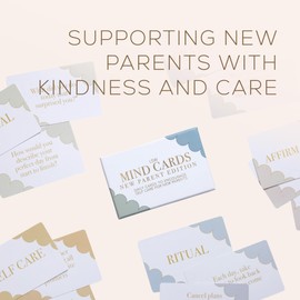 LSW London Mind Cards – New Parent Edition - 45 Cards for Daily Emotional Support – Mindfulness Exercises & Self Care for New Mum’s and Dads