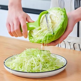 Stainless Steel Cabbage Shredder Vegetable Slicer, Kitchen Grater Tool for Home Restaurants Kitchen Utensils and Gadgets 18 x 12 cm