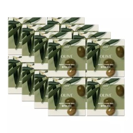 Happybath [해피바스]해피바스 오리지널 컬렉션 올리브 비누 4입 x4 Happybath Happybath Original Collection Olive Soap 4ea x4 [Single item/Singles]