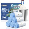 Small Trash Bags 5 Gallon Drawstring,1.1 Mil,Unscented,150 Count