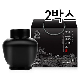 동의삼 구증구포흑도라지발효흑삼고 500g 2박스 Donguisam Gujeonggupo Black Bellflower Fermented Black Ginseng Paste 500g 2 Boxes