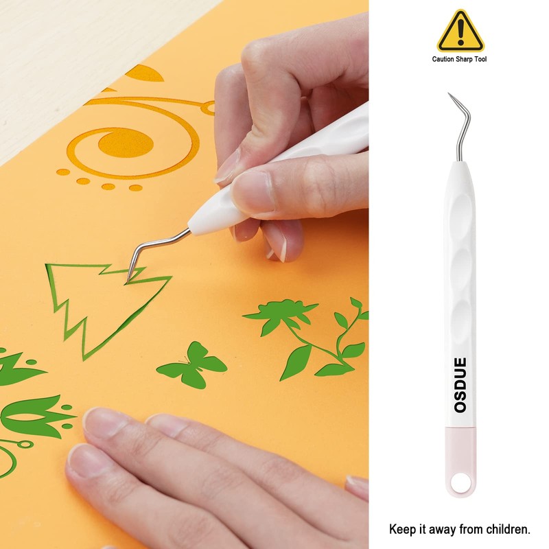 OSDUE 6 PCS Vinyl Weeding Tools, Craft Weeding Tools Set,