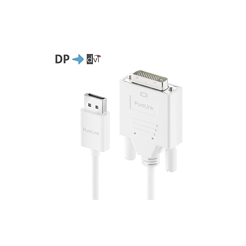 PureLink DisplayPort auf DVI Kabel, 1920 x 1200 WUXGA Auflösung,