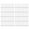 Asixxsix Plastic Measuring Spoon, Safe 100Pcs Ageing Resistant Reusable 2ml/1g