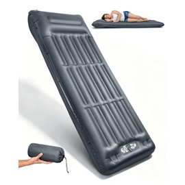 Sleeping Pad, Thick 6.3 Inch Inflatable Camping Mattress with High Pillow