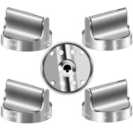 Upgraded W10766544 Gas Stove knobs Replacement for Whirlpool WFG540H0ES0 Range Oven, Replaces W10430807 W10676228 4248219 AP5958476 PS10067059 EAP10067059