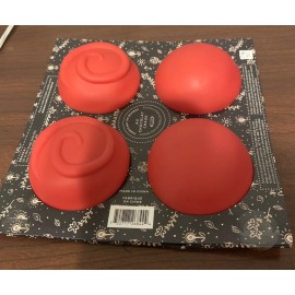 Bennkai Hot Chocolate Bomb Maker Cocoa Red Silicone Swirl Mold FabFitFun Bennkai